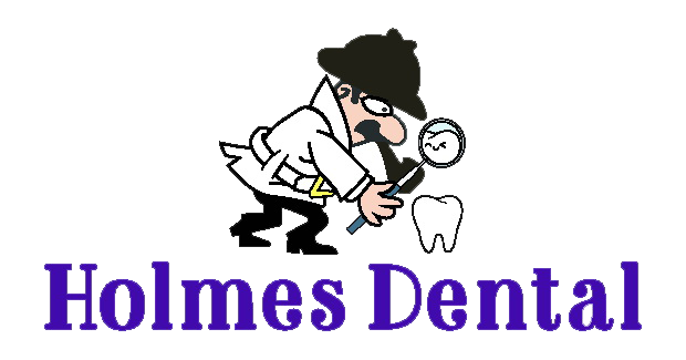 Holmes Dental logo and sherlock
